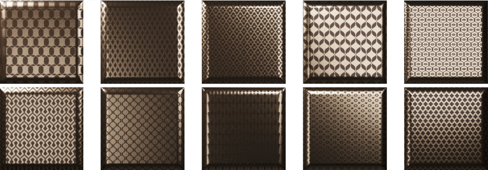 На стену Diva Novel Bronze 15x15 - фото 11