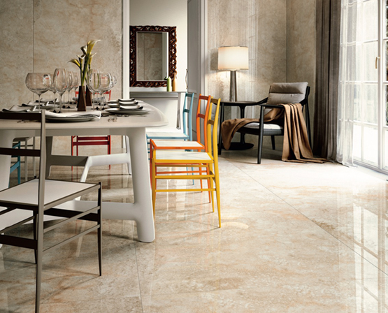 14570216 На пол Onici Arancio Lucido 6mm 120x278 - фото 2