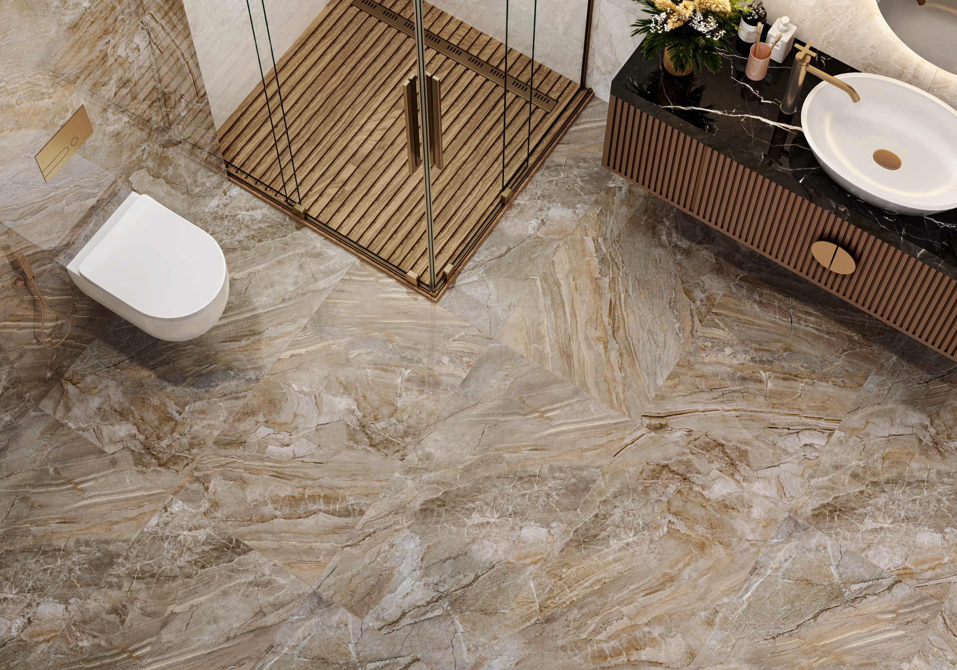 60120NAM01P На пол Namibia Crema полированный 600x1200x7 - фото 14