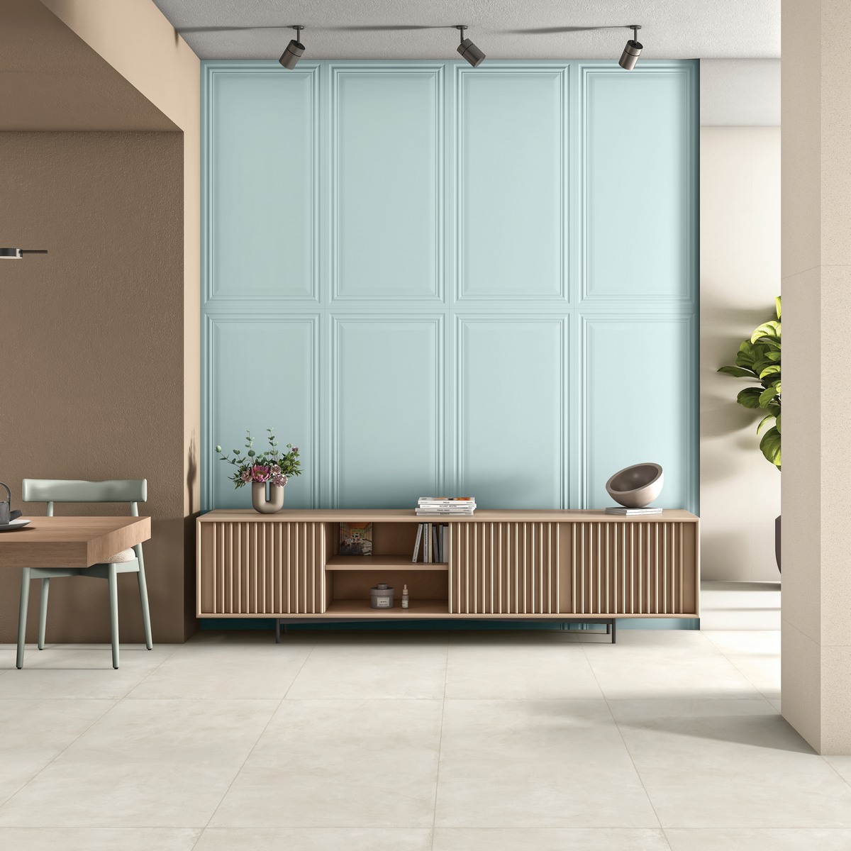 N90057 На стену Rare & Unique Leaf Wainscot Matt 60x120 - фото 8