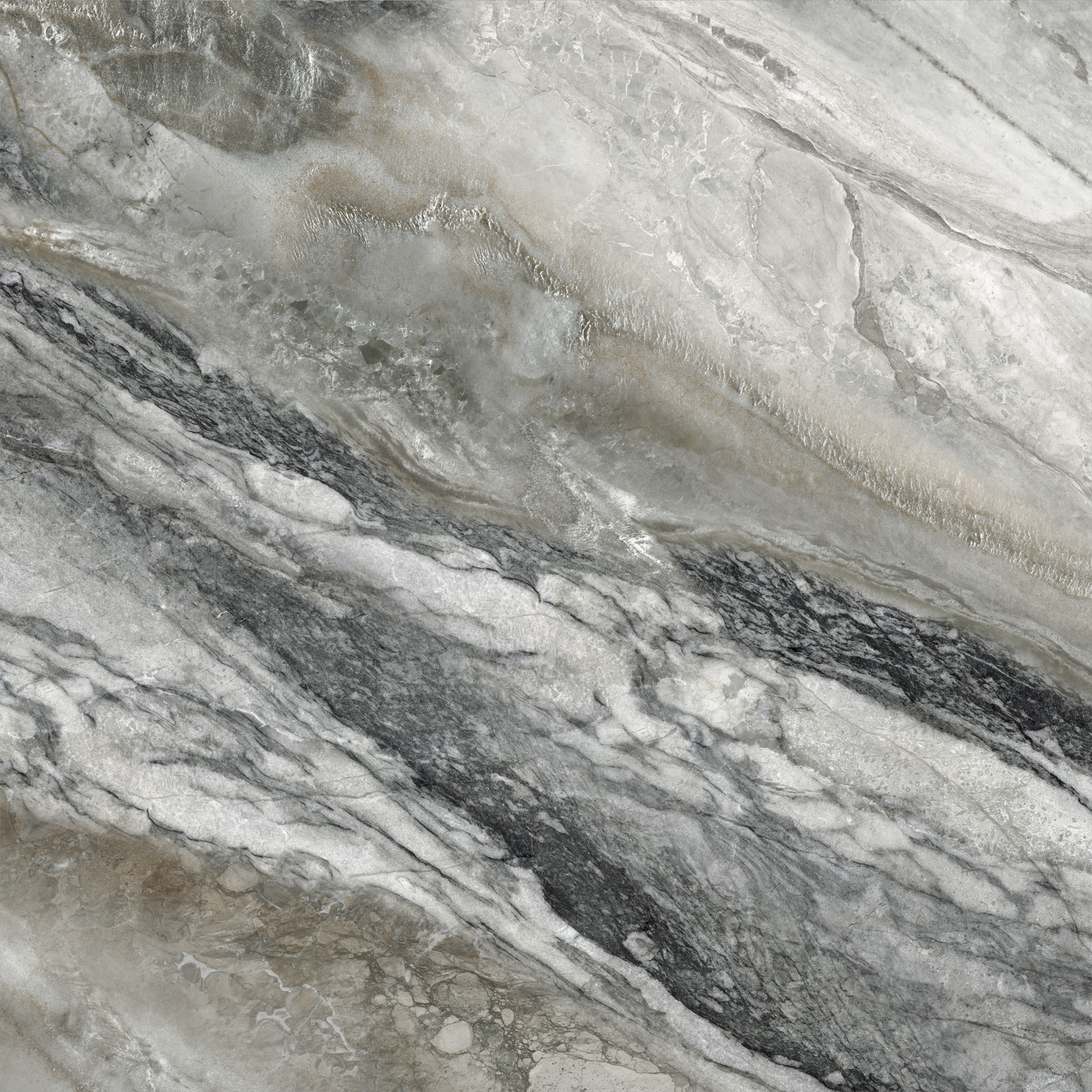 D60216M На пол Simphony Серый карвинг 600x600x9.5 - фото 11