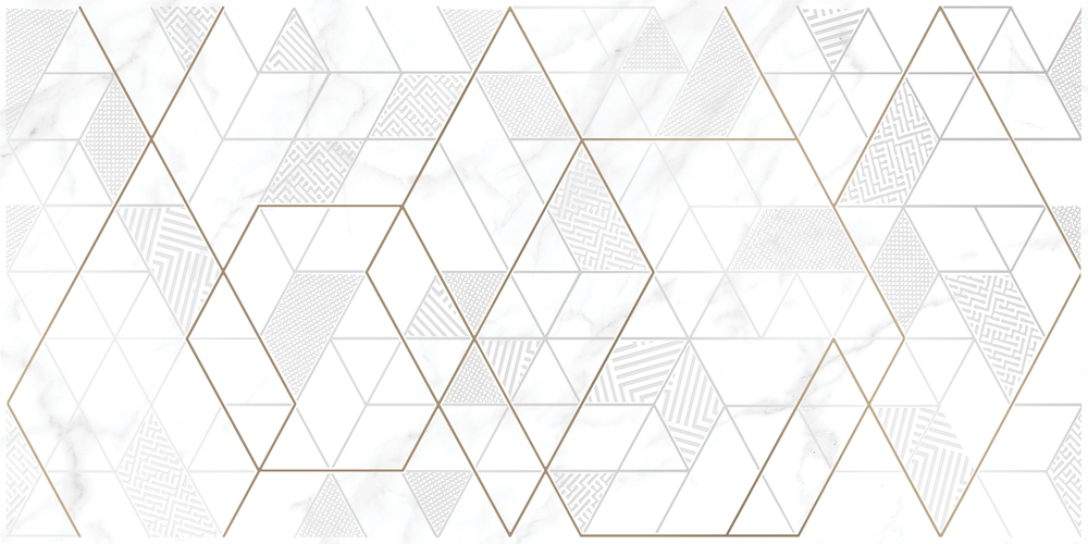 KT2L052DT-36 Декор Calacatta Белый ромбы - фото 2