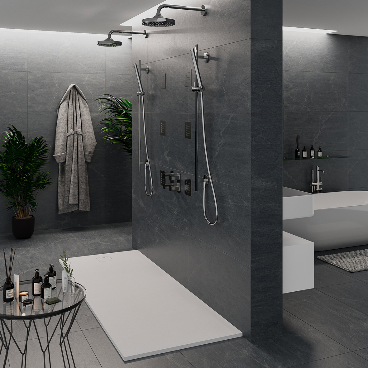 На пол Silk Basaltina Bianco Matt 60x120 - фото 16