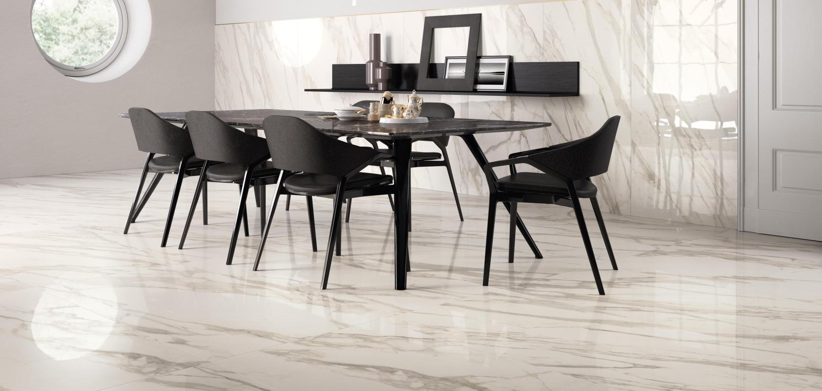 W278 Напольный Purity Marble Pure White Lux 120x278 - фото 7