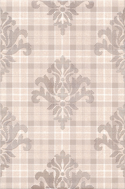 AD/B179/8236 Декор Традиция Бежевый Клетка