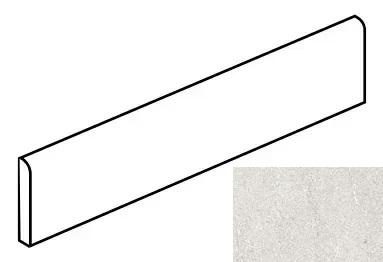 K-2080/MR/p01/76x600x9 Плинтус Gradient Белый MR 76x600x9