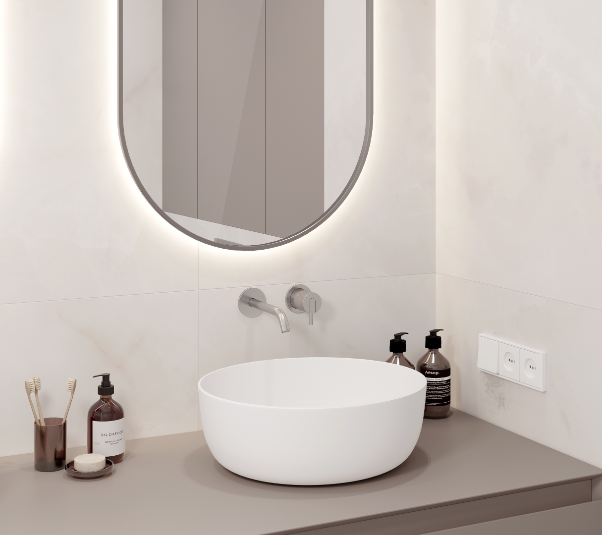 LP6012G0541R На пол Bernini Bianco белый глянцевые чернила 59.5х119.1 - фото 16