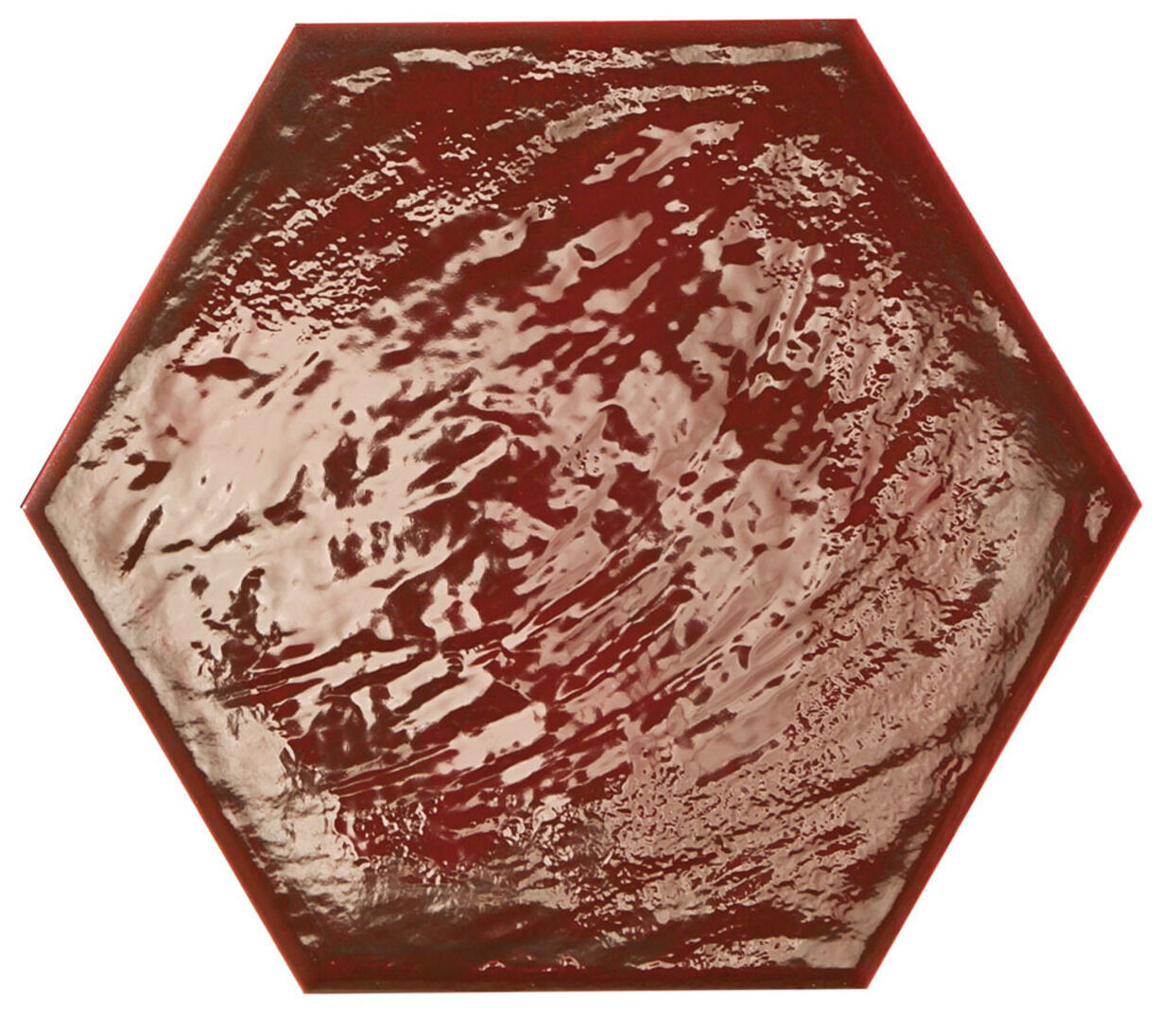 На стену Rain Bordeaux Hex 19.8x22.8