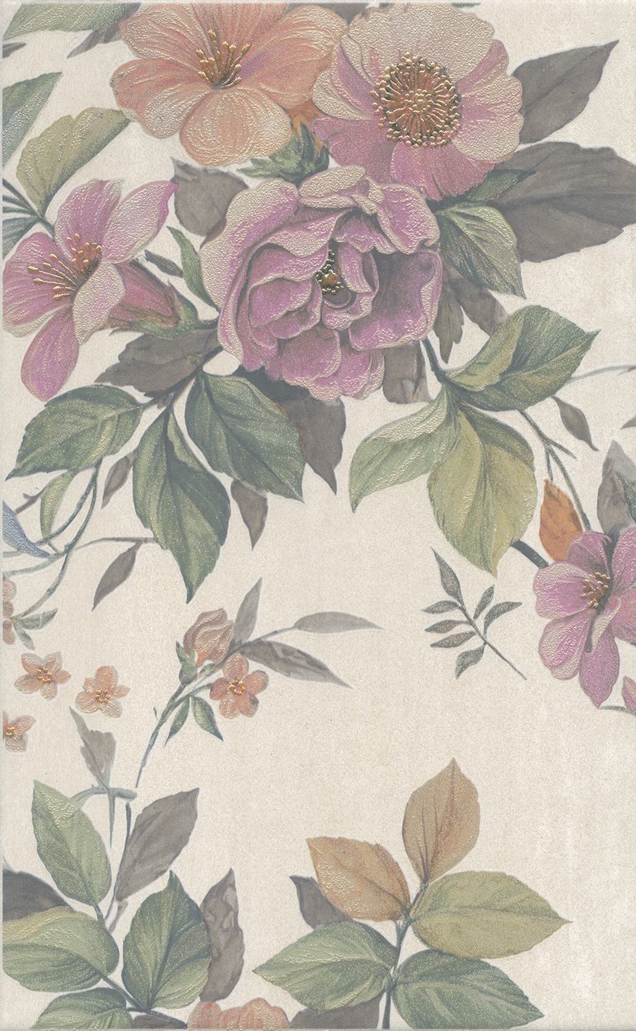 VT/B162/2x/6401 Панно Ломбардиа Цветы 2 - фото 2