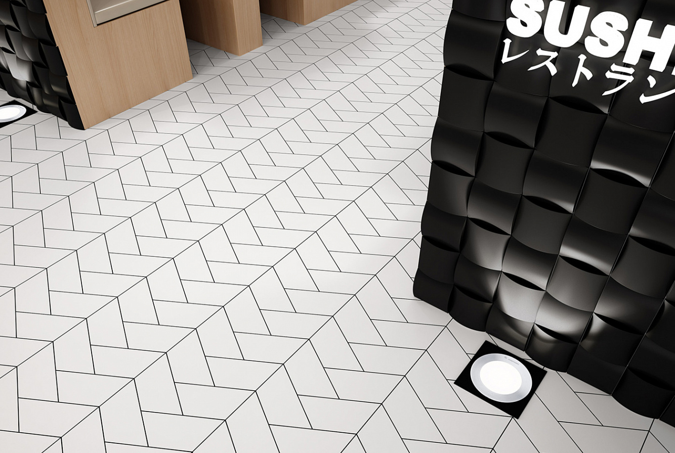 113846 Напольный Floor Tiles Trapezium Ash Grey Matt - фото 15