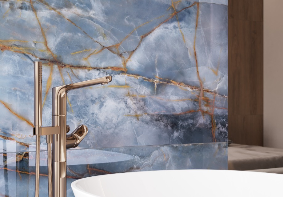 17643 На пол Enigma Полированный синий ректификат 60x120 - фото 11