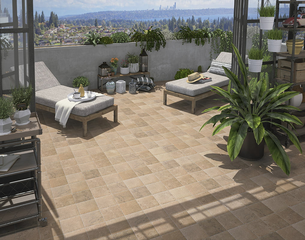 На пол Bali-Stone Sand Mate R10 20x20 - фото 5