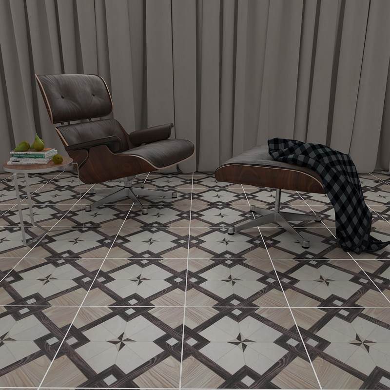 На пол Эдинбург Дуб синий 40x40 - фото 2