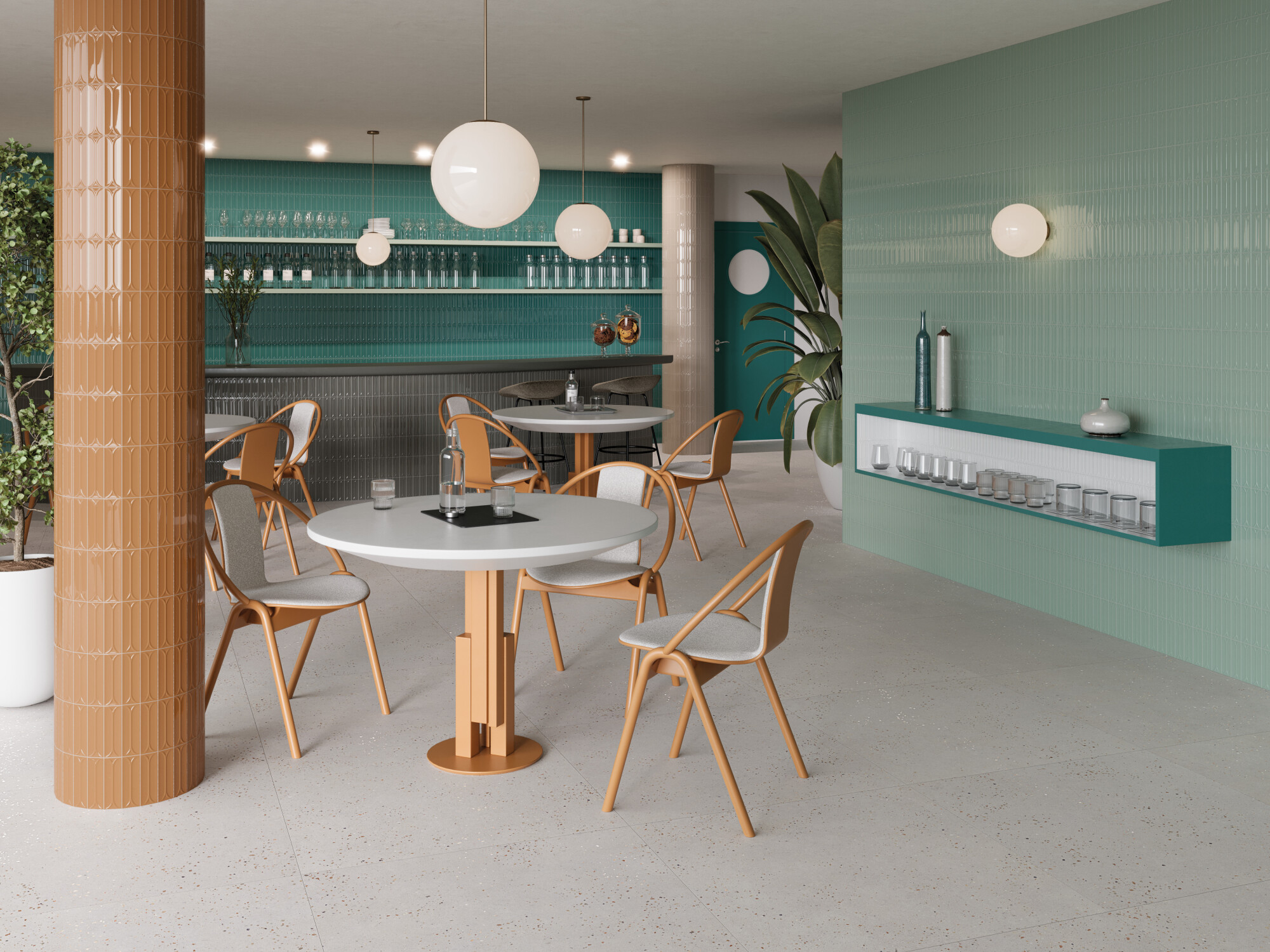 41682 На стену Elipse Taupe 5x15 - фото 6