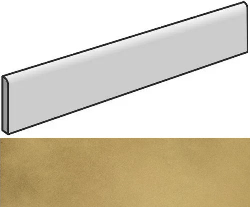 610130005316 Плинтус Continuum Brass Gold Battiscopa 7.2x80