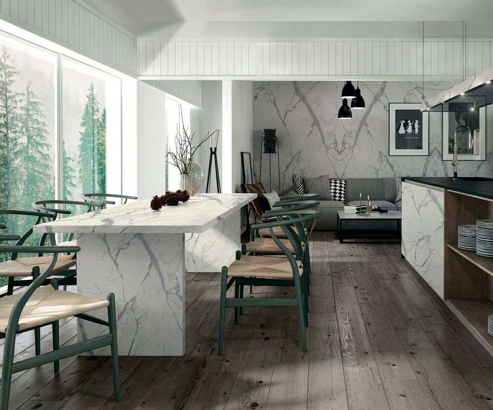 281HM5P На пол Statuario Leonardo Nat Ret 120x280 - фото 2