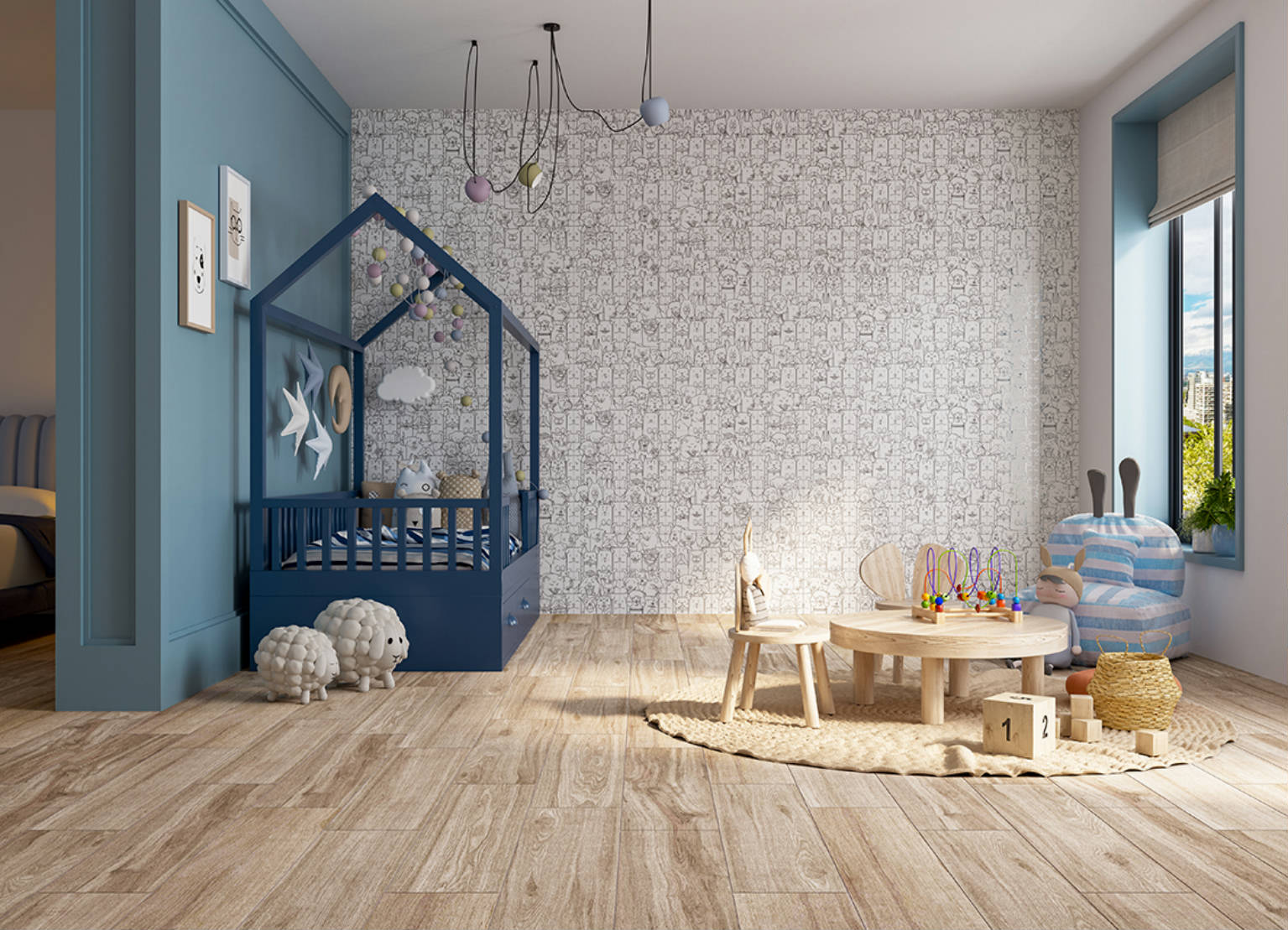 На пол Oh My Dog Basic White 25x25 - фото 2