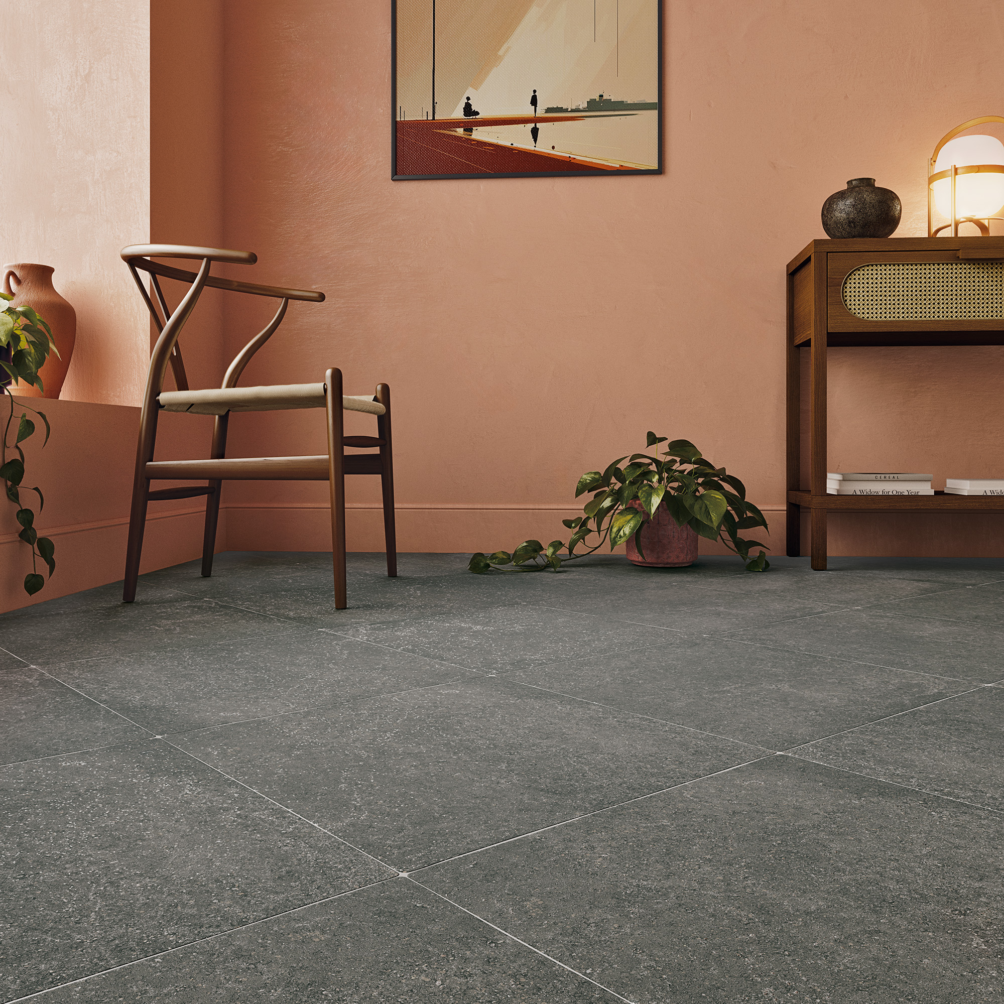 135316 На пол Stone Dust M Nero Matt 5x15 - фото 18