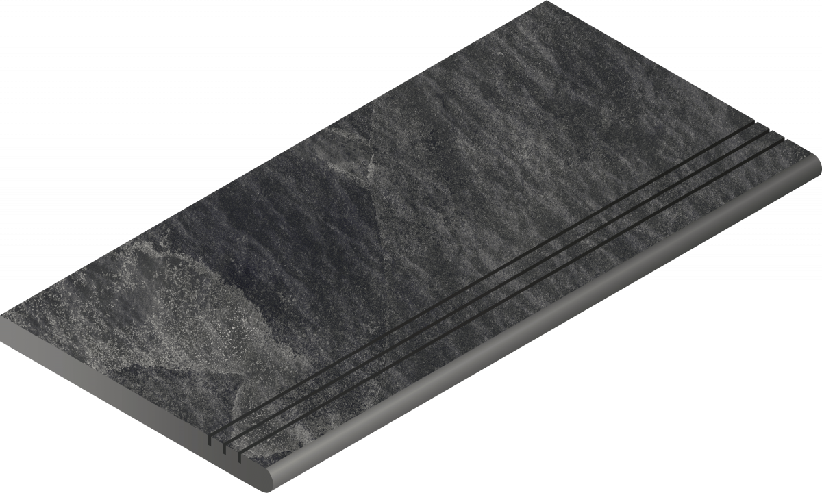 620040000067 Ступень Materia X2 Титанио Закругленная Грип 30x60