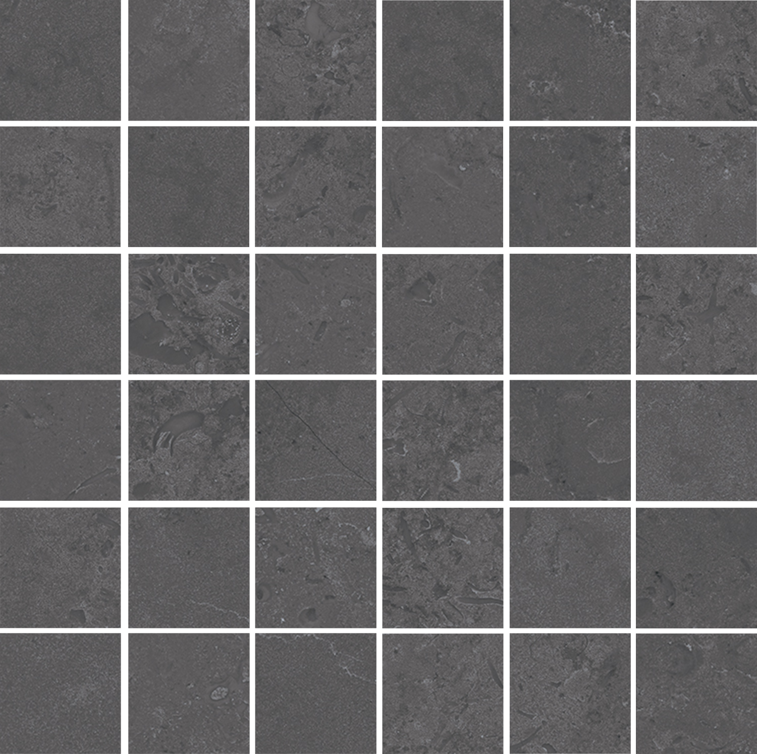 DD205120/MM Декор Про Лаймстоун Серый темный матовый мозаичный 9мм - фото 3