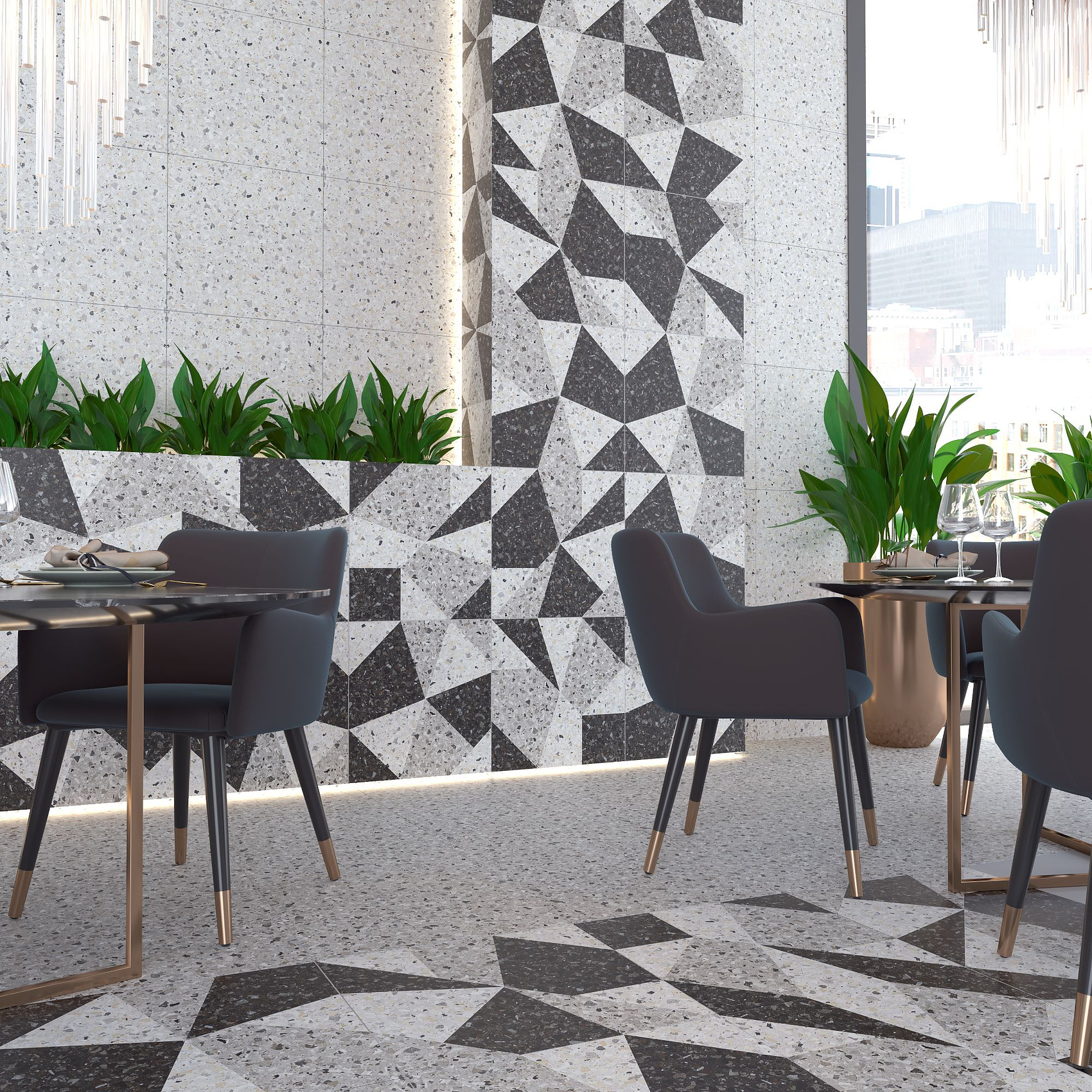 На пол Терраццо Серый 1 - фото 2