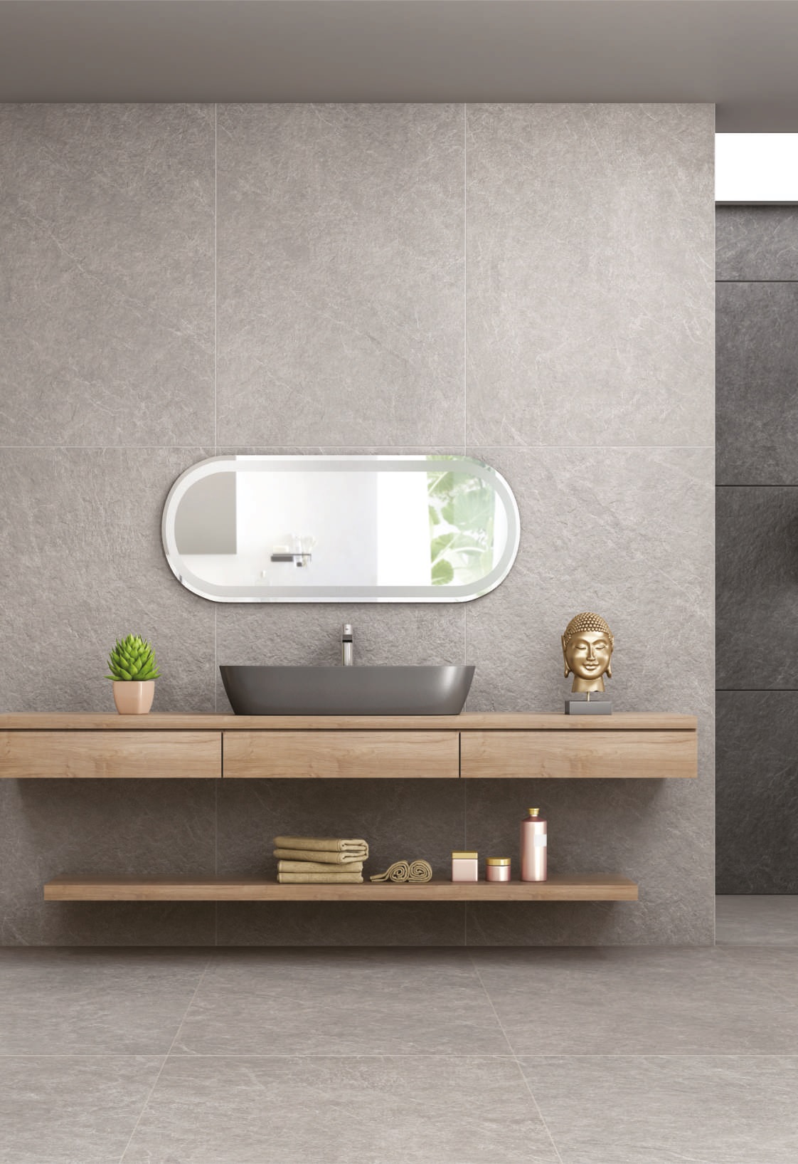 На пол Lapato / Granolith Specto White 120х180 - фото 3