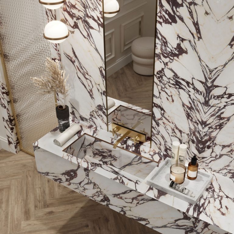 101769 На пол Marble MB22 Calacatta Viola Lev 12mm 162x324 - фото 38