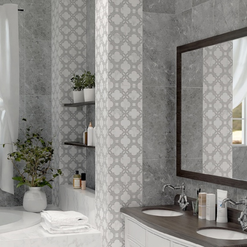 04-01-1-18-03-06-1695-0 Декор Брамс Белый 30х60 - фото 2