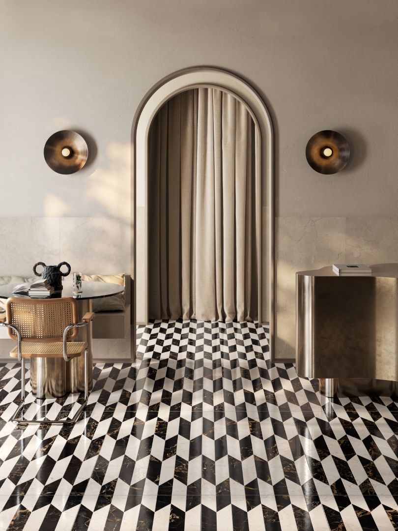 A2INW00201T На пол Intarsi Warm Thera 3D Satin Ret 60x120 - фото 6