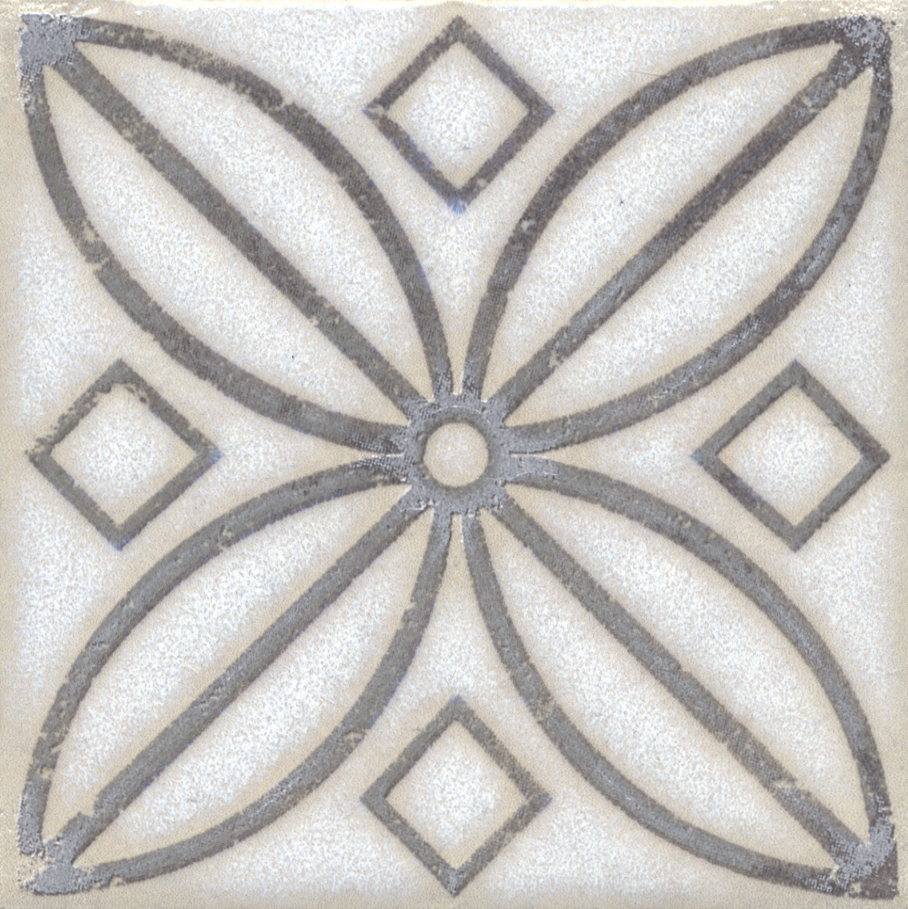 STG/A402/1266H Декоративная вставка Амальфи Амальфи орнамент коричневый 402 9.8х9.8