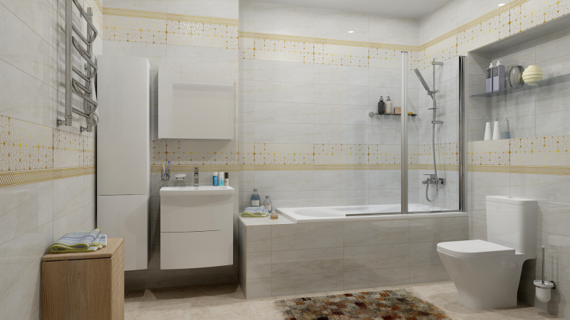 DWA11RMN004  Декор Romano Бежевый 7.5мм - фото 4