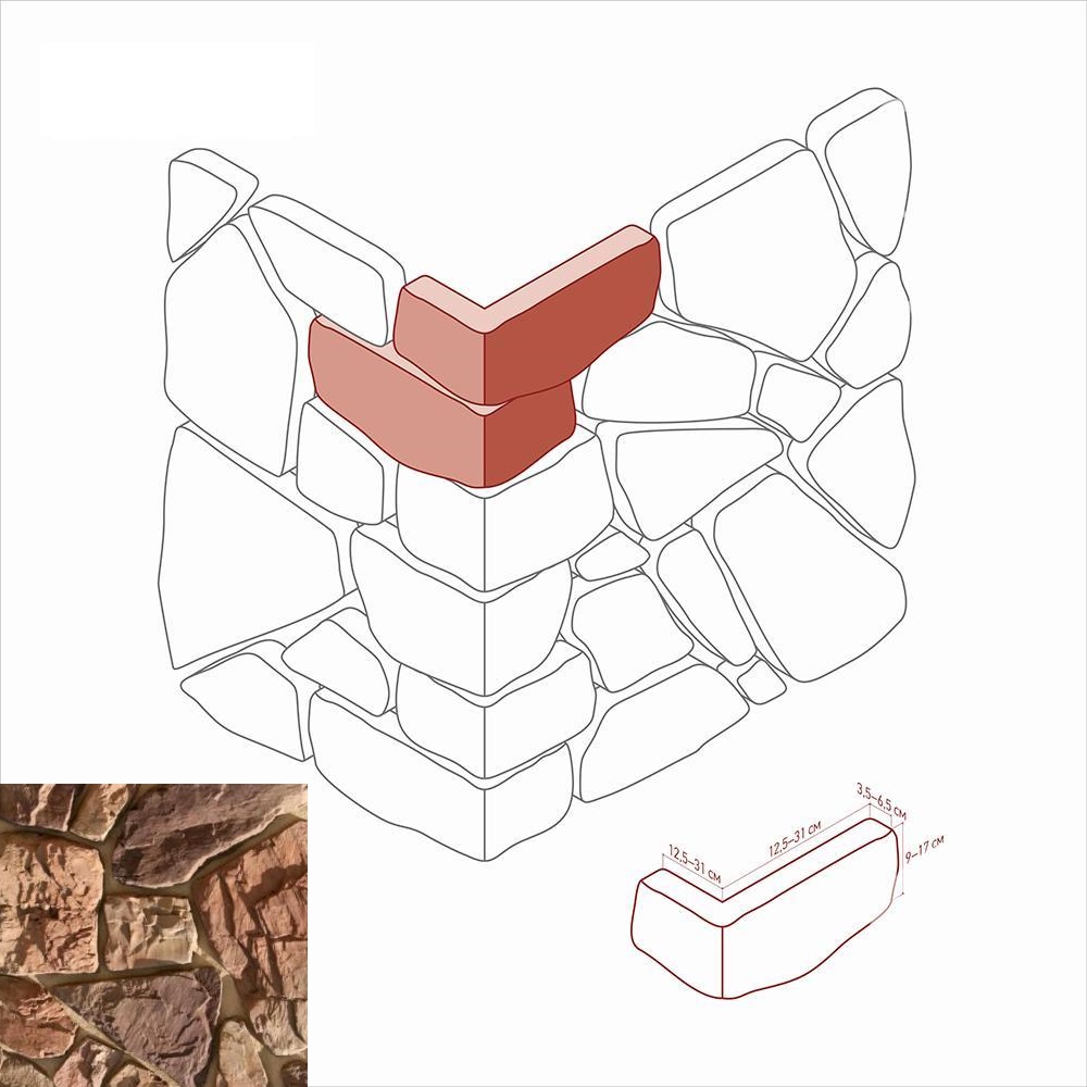 613-45 На стену Рока 613-45 Угол