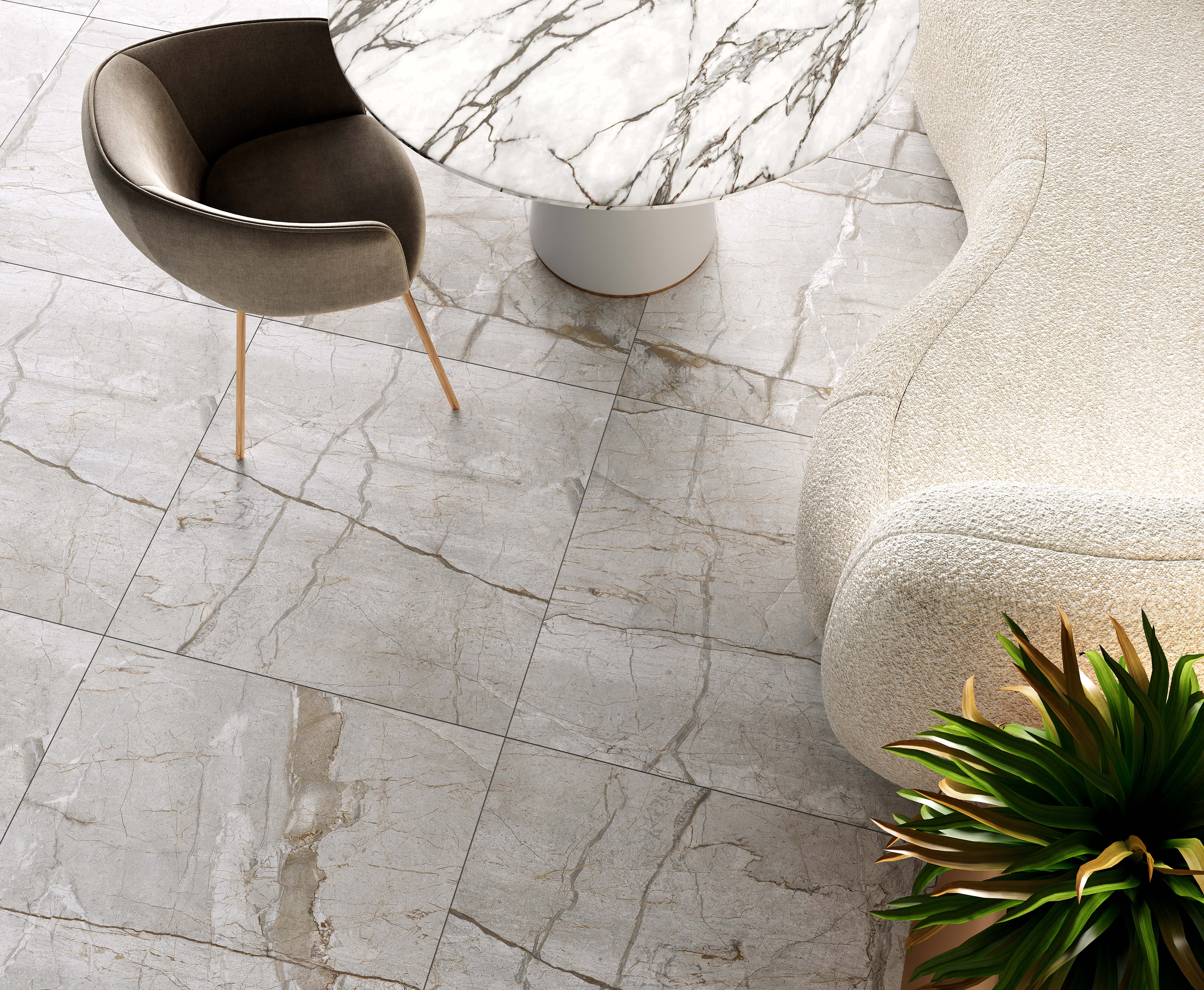 На пол Pulsar Grey 80х80 Карвинг - фото 10