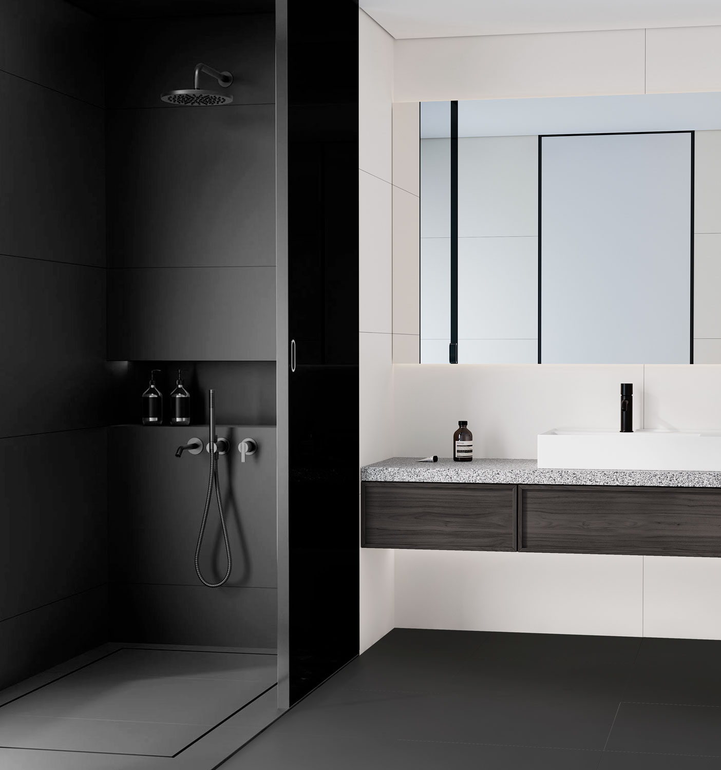 На пол Monocolors Elite Grey 60x120 5мм Matt - фото 10