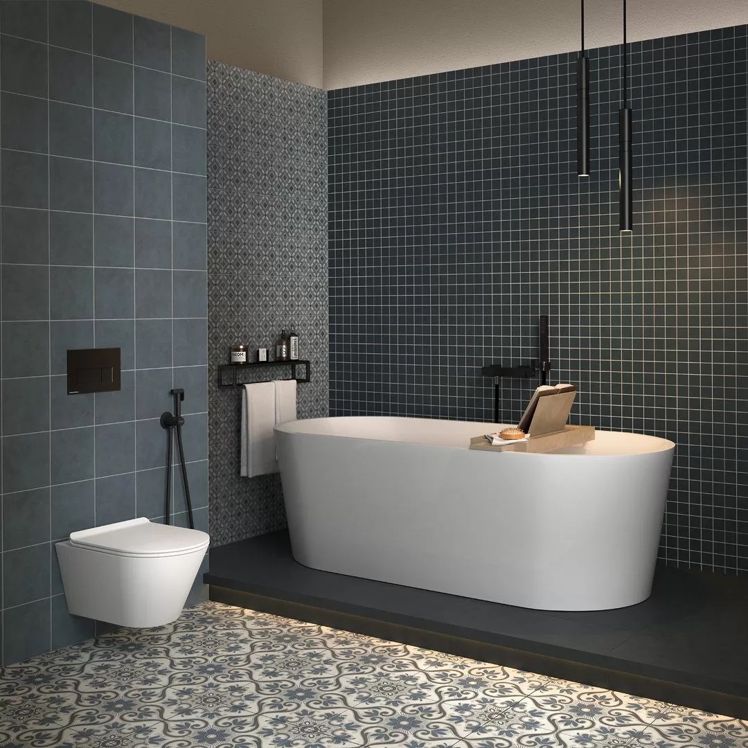 KM6060G0811R На пол Про Чементо Синий матовый обрезной 60х60x0.9 - фото 46