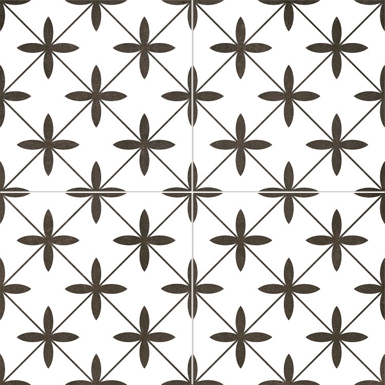 На пол chic Poole White 45.2х45.2