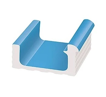 KP201 Декоративная вставка Olympic Series Переливной лоток керамический Light Blue 29x24.5