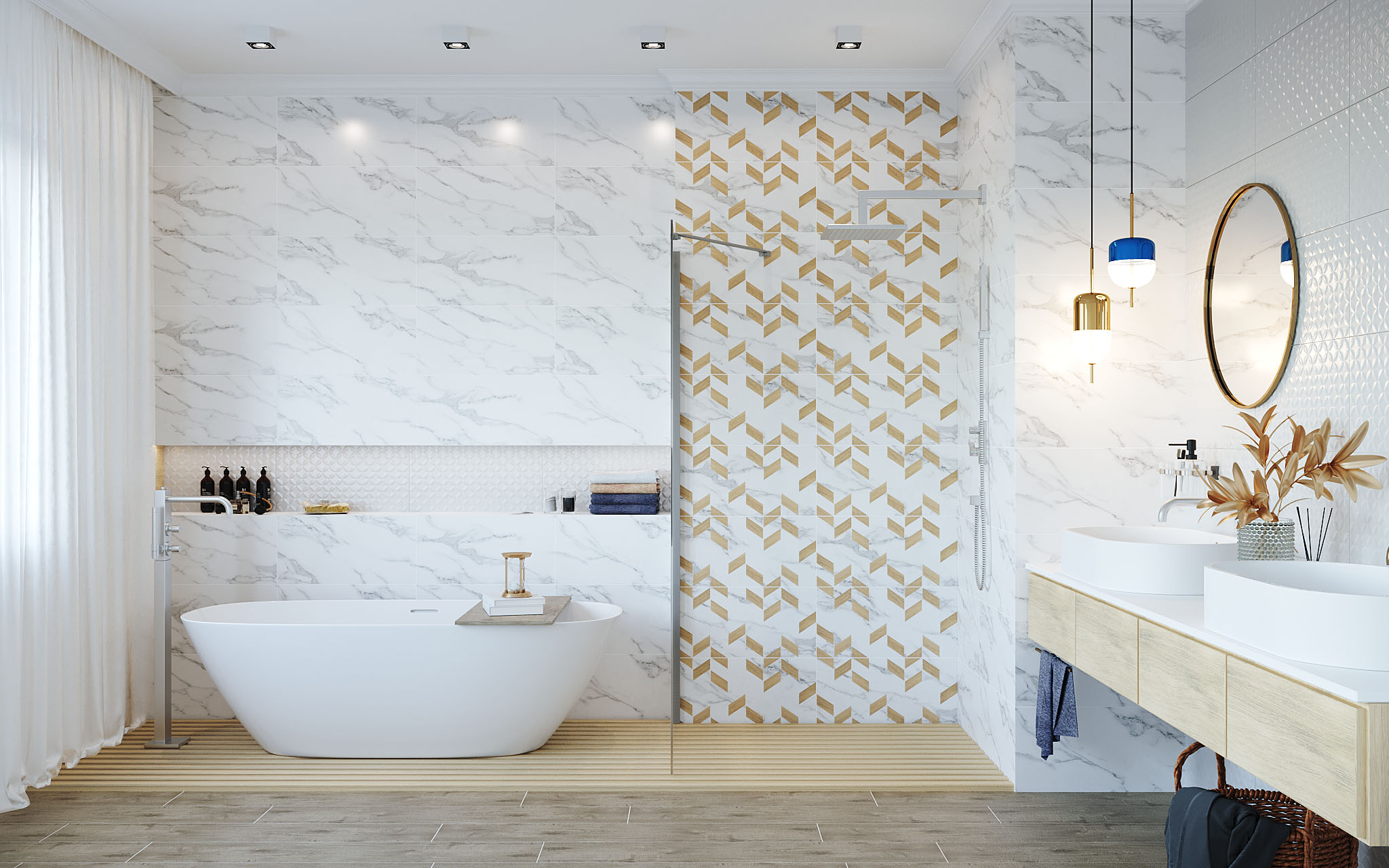 NB_A0014 На стену Pastel White 30х60 - фото 2