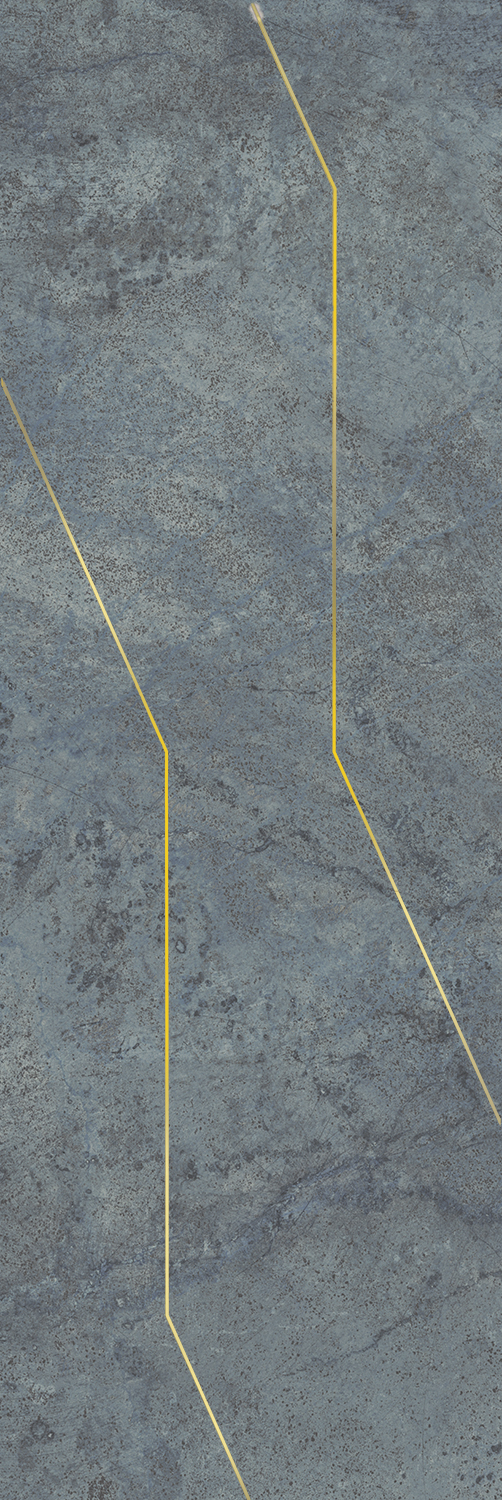 OS/D214/13117R Декор Эвора Синий Светлый Глянцевый Обрезной