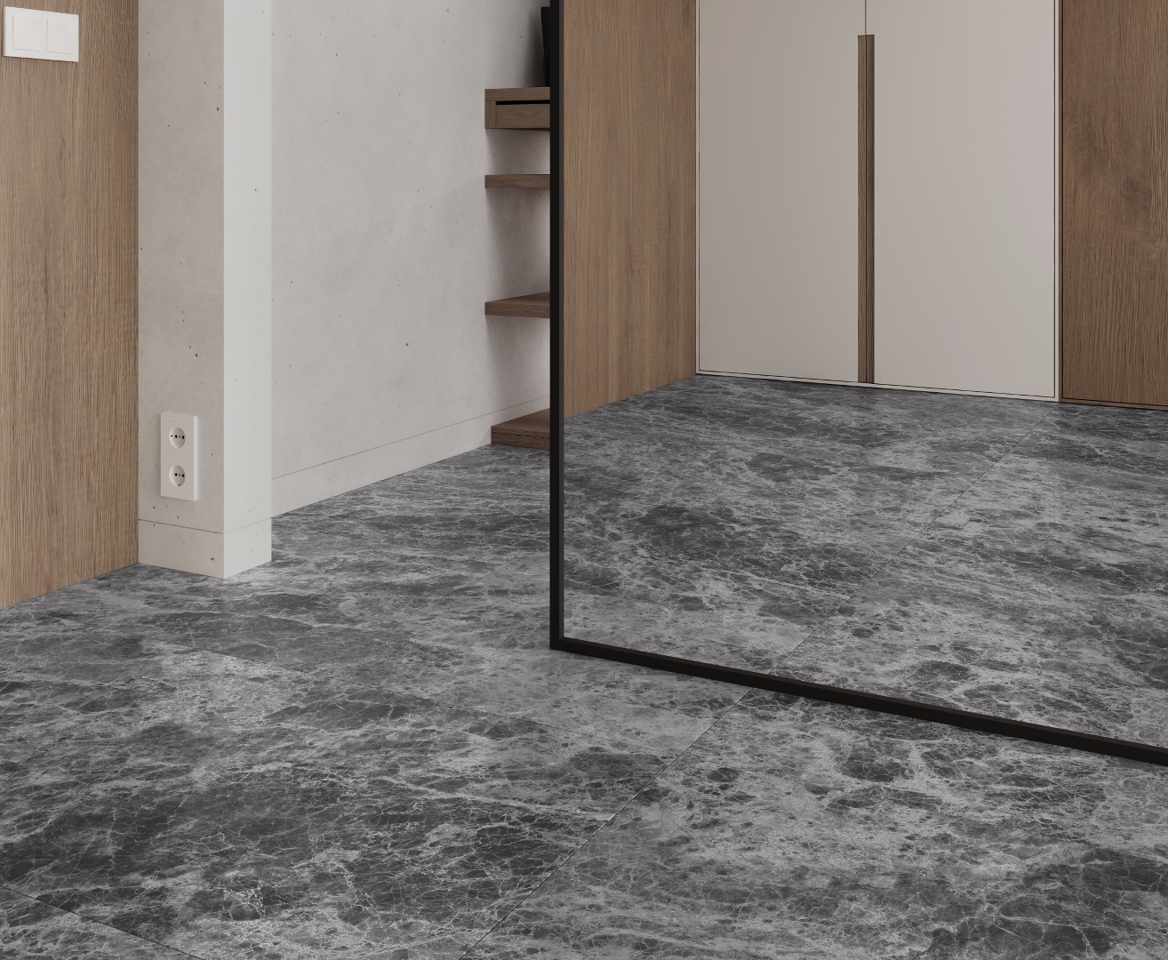 LP6012G0101R На пол Bohemian Grigio серый матовый карвинг 59.5х119.1 - фото 9