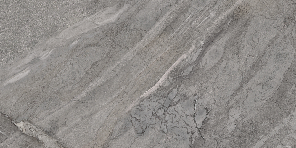 17018 На пол Castello Темно-серый рельеф ректификат 44.8x89.8 - фото 4