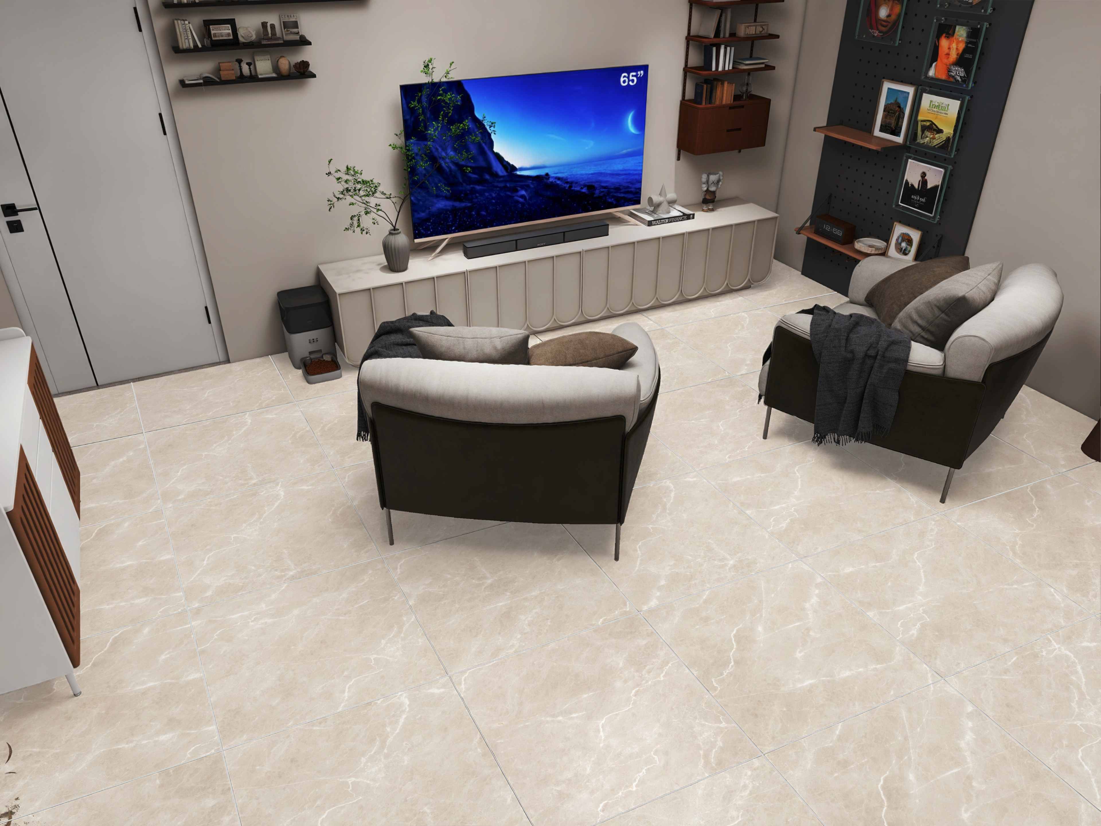 На пол Heaven Brown Carving 60x60 - фото 10