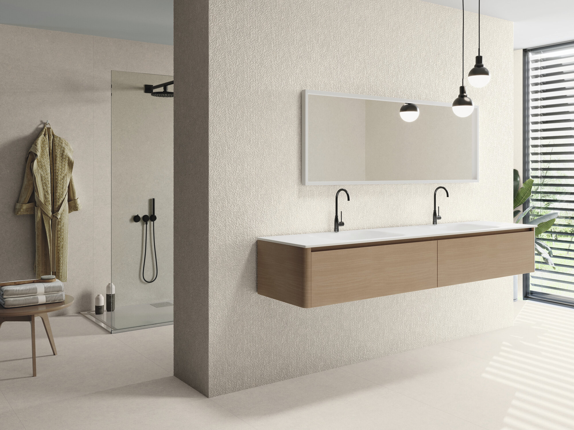 A044519 На стену Iwa Haru White Rect 30x90 - фото 4