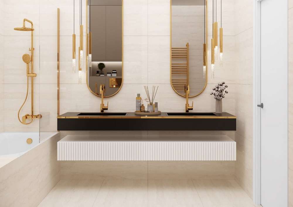 На пол Quasar Кремовый 60x60 Сатинированный Карвинг - фото 5