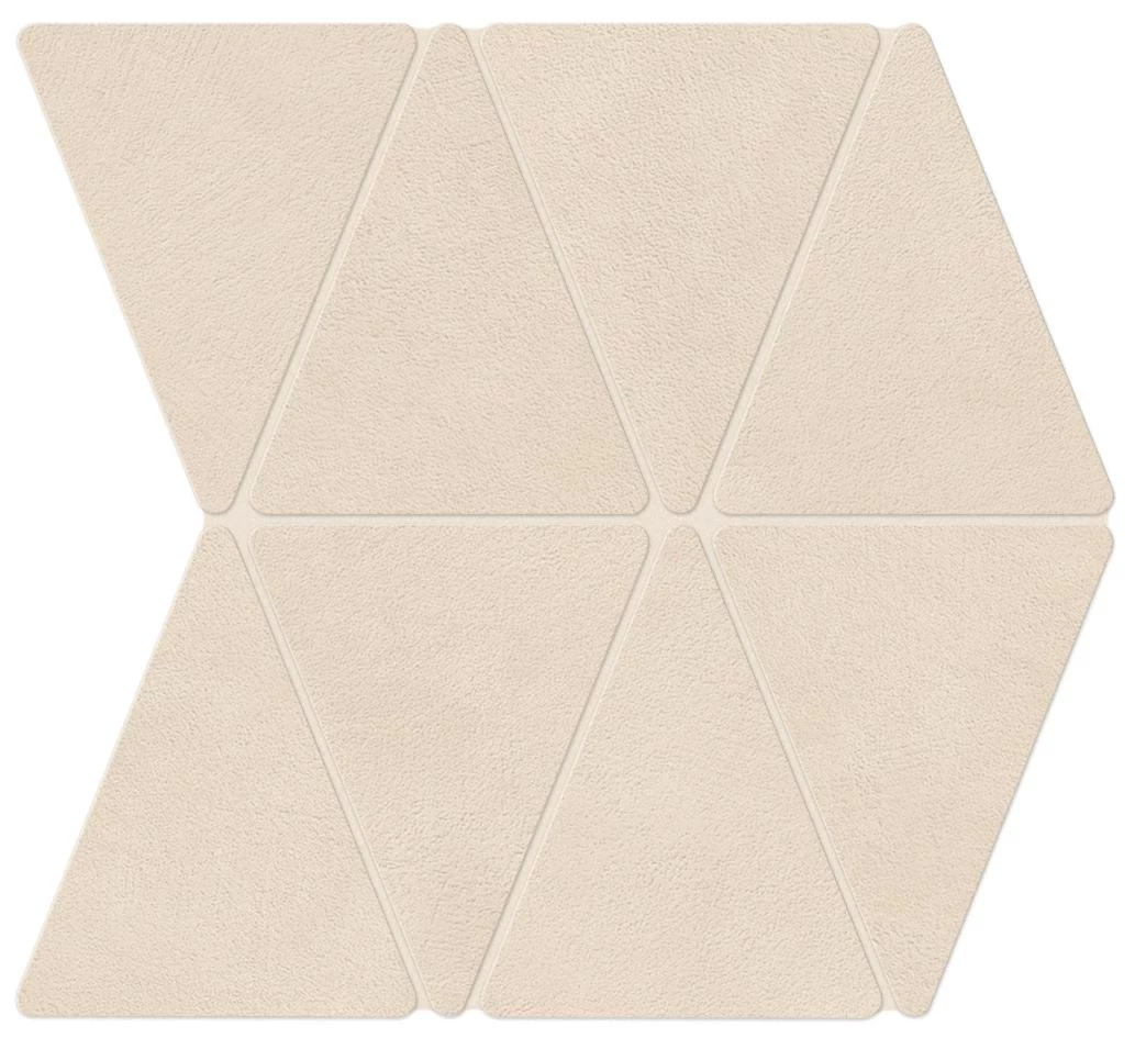 A7CN Напольная Boost Natural Kaolin Mosaico Rhombus 36.7x33.8
