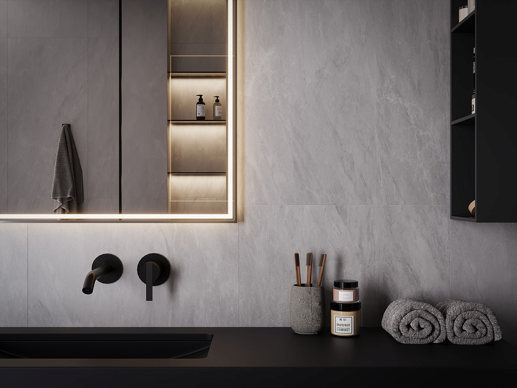 010400001230 На пол Super stone Grey серый PG 01 60х120 - фото 8