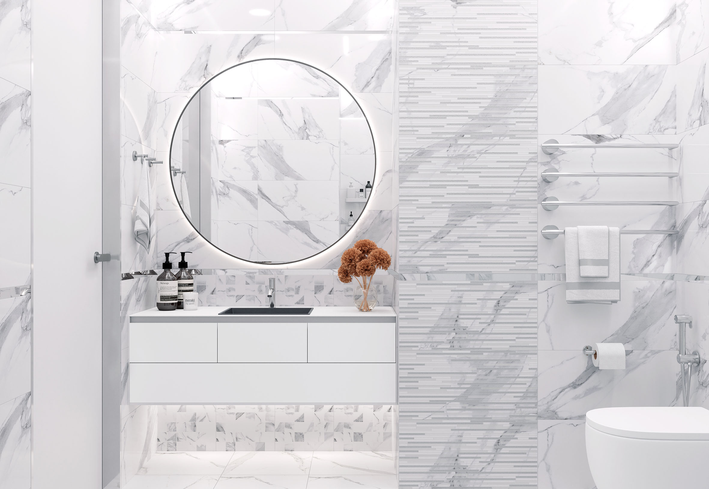 18-00-00-3622 На стену Suite Белая - фото 3