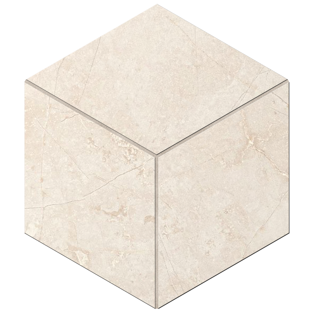 Mosaic/MA02_PS/29x25x10/Cube Декор Marmulla MA02 Light Beige Cube Полированная