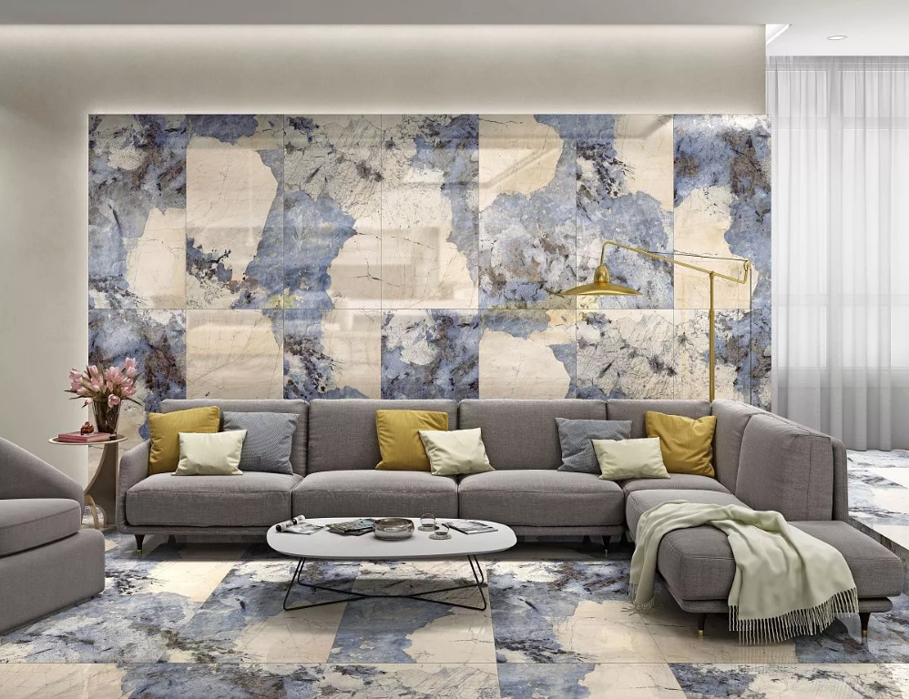 На пол Stone Black High Gloss 60x120 - фото 9