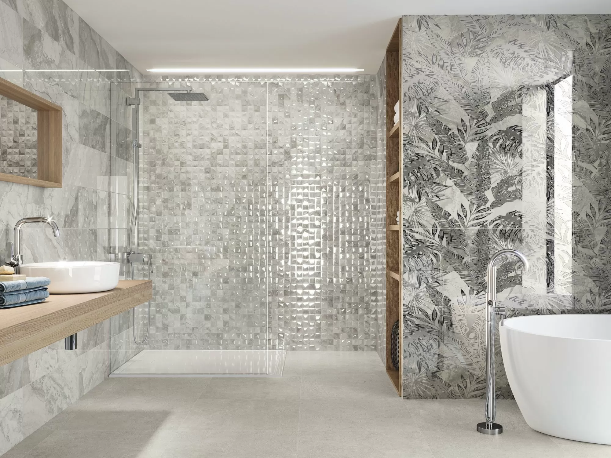 Декор Rex Roseton Noor Pearl x4 - фото 3